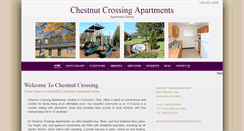 Desktop Screenshot of chestnutcrossingapartments.com