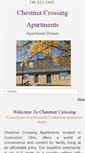 Mobile Screenshot of chestnutcrossingapartments.com